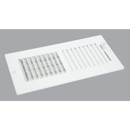 Home Impressions White Steel 5.75 In. Wall Register 2SW1004WH-B